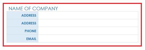 Enter Supplier Info How To Microsoft Word Purchase Order