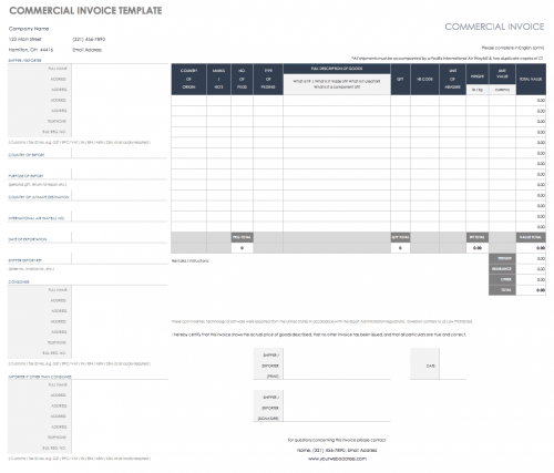 Free Shipping and Packing Templates | Smartsheet