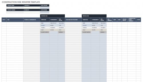 Free Risk Register Templates | Smartsheet