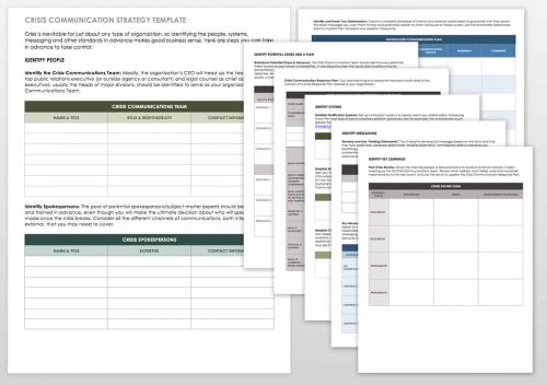 Crisis Communication Strategy Template