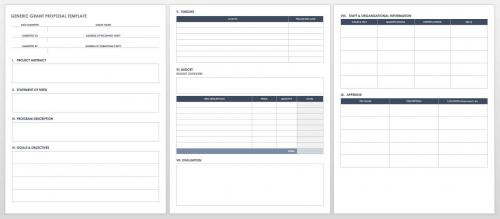 Generic Grant Proposal Template