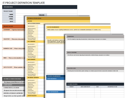 IT Project Definition Template