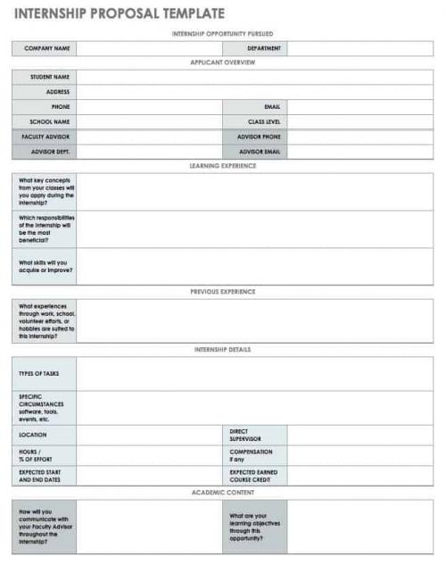 Free Job Proposal Templates | Smartsheet