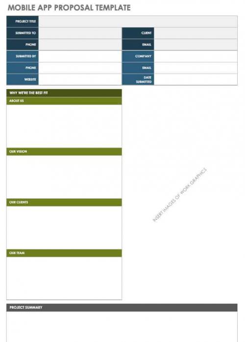 Mobile App Proposal Template