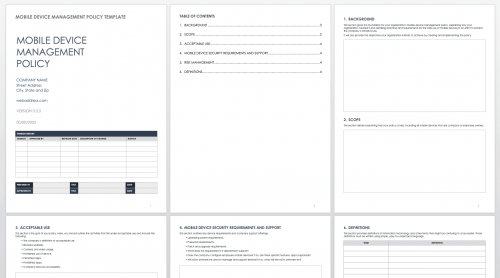 All about Mobile Device Management | Smartsheet