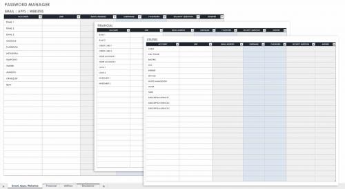 Password Manager Template