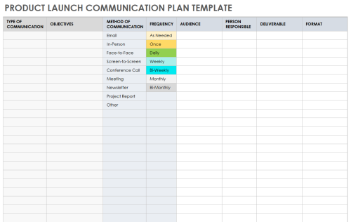 Free Product Launch Plan Templates | Smartsheet