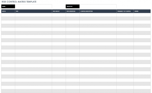 Download Free Risk Matrix Templates | Smartsheet