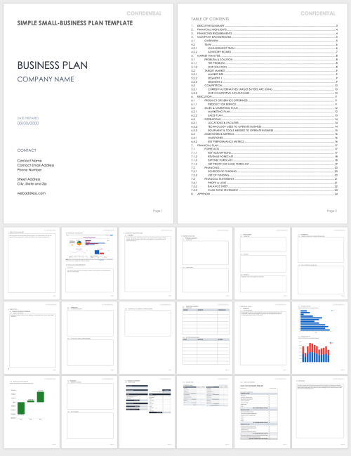 Free Small Business Plan Templates | Smartsheet