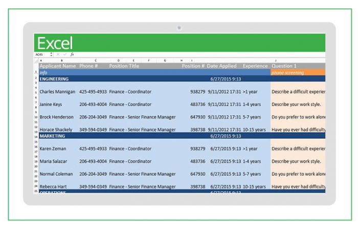 Top Excel Templates For Human Resources | Smartsheet