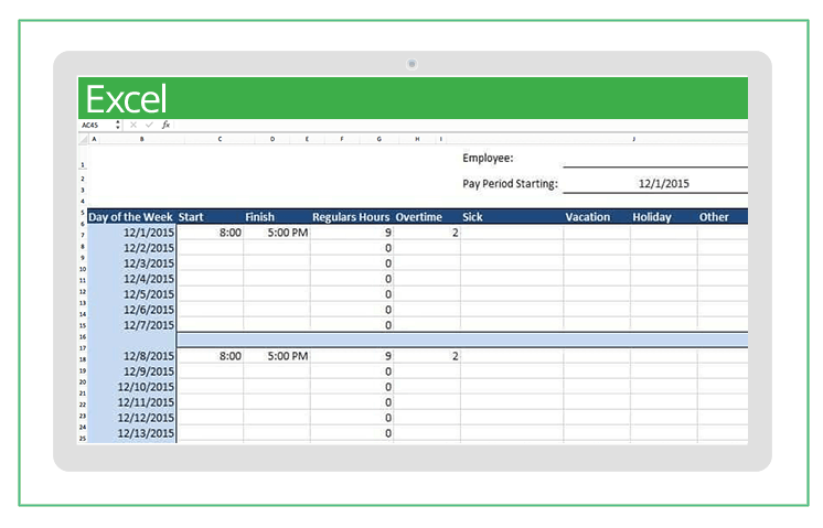 Top Excel Templates For Human Resources 