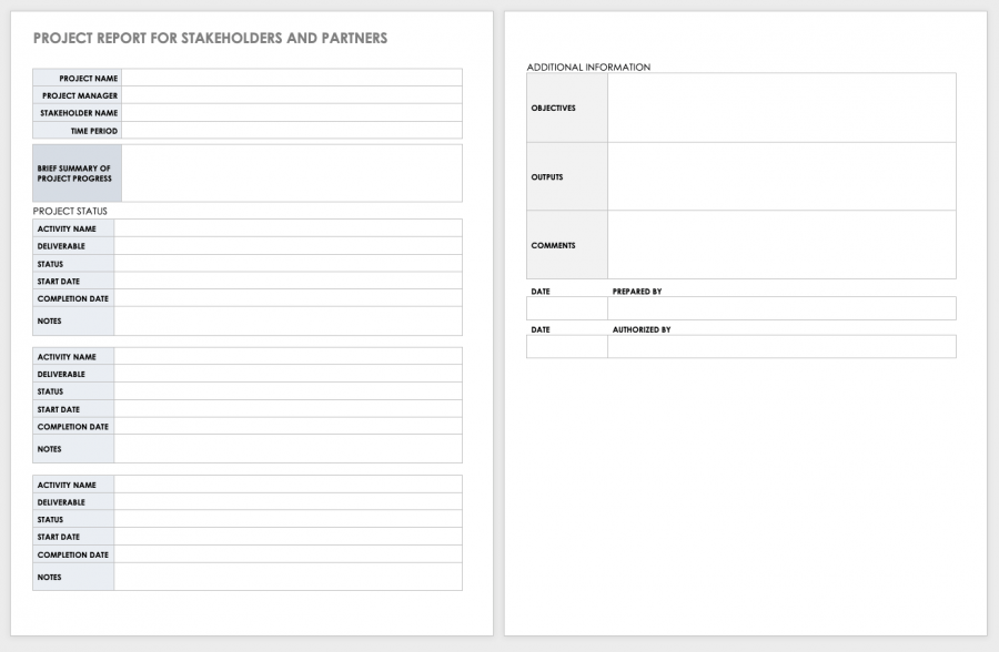 Free Project Report Templates | Smartsheet