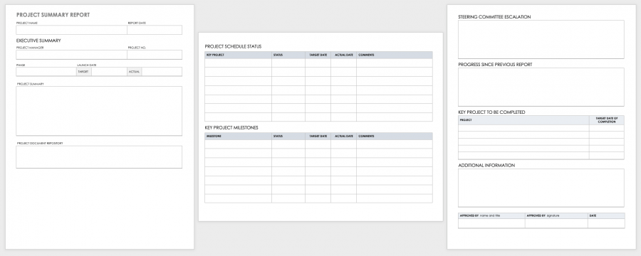 Free Project Report Templates | Smartsheet