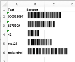 How to Create a Barcode in Excel | Smartsheet
