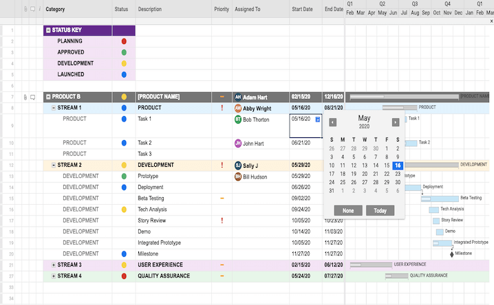 Best practices for creating a product roadmap | Smartsheet