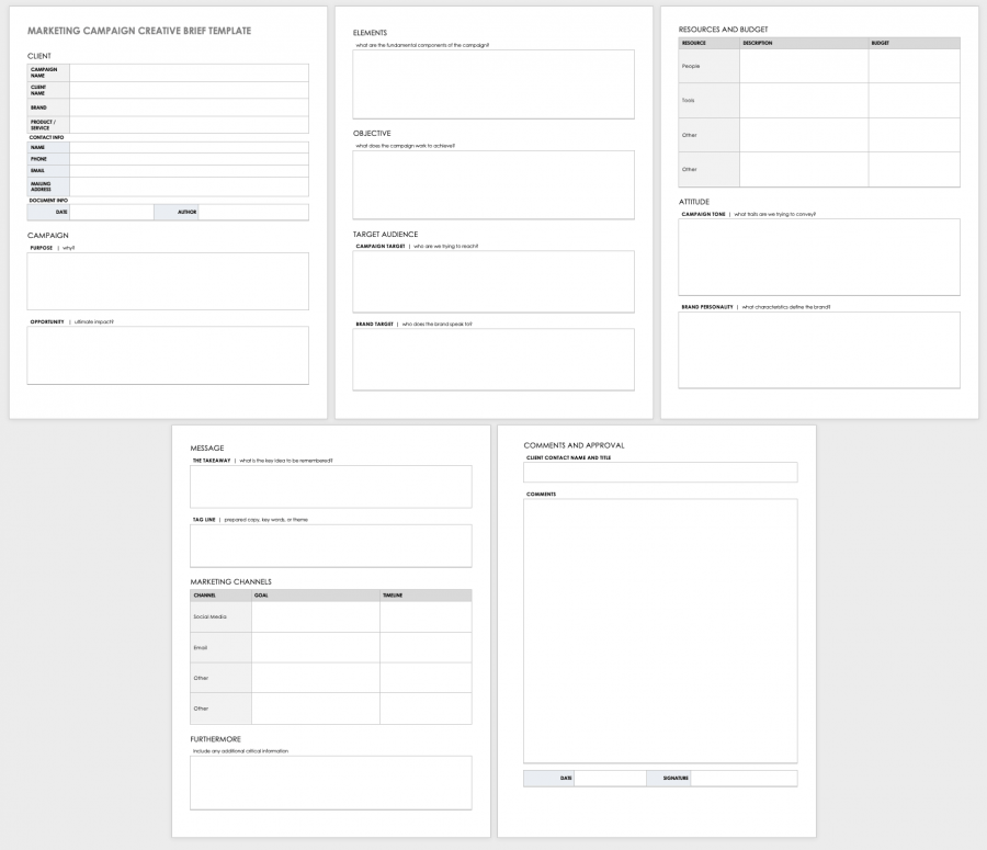 Free Marketing Campaign Templates | Smartsheet