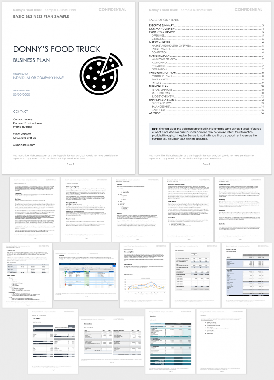 simple business plan template doc