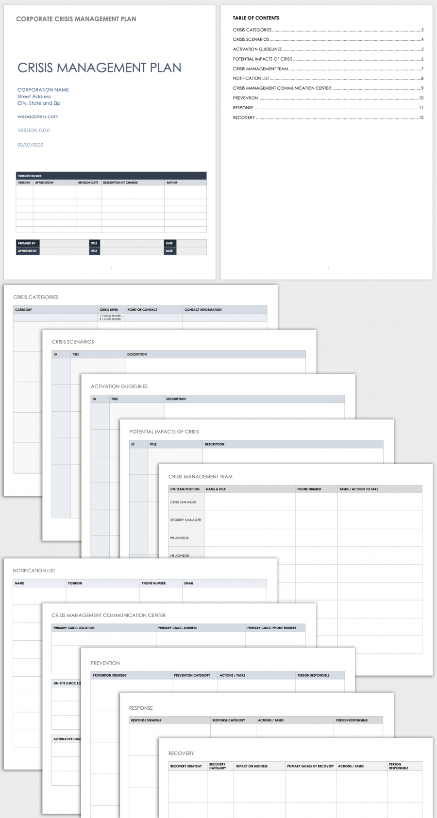 Free Crisis Management Templates | Smartsheet