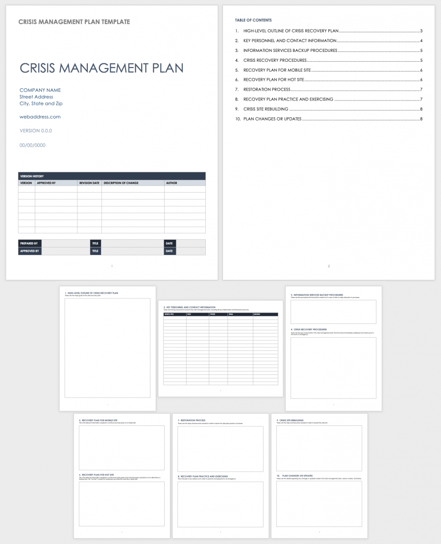 Free Crisis Management Templates | Smartsheet