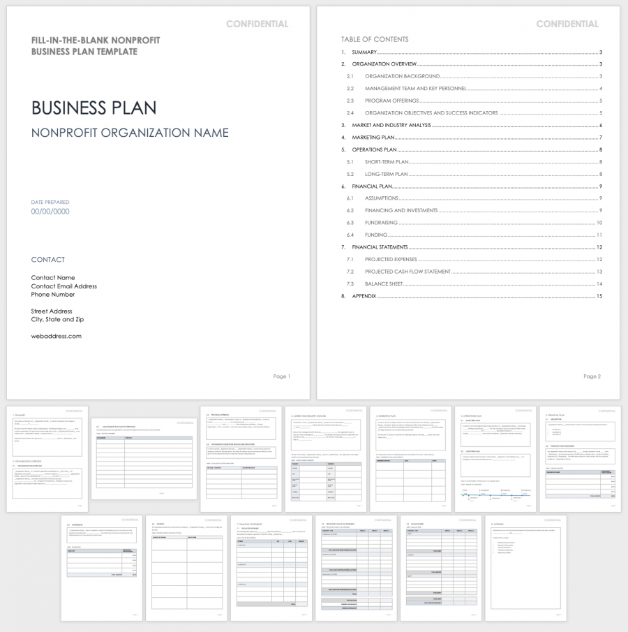 Nonprofit Plan Template