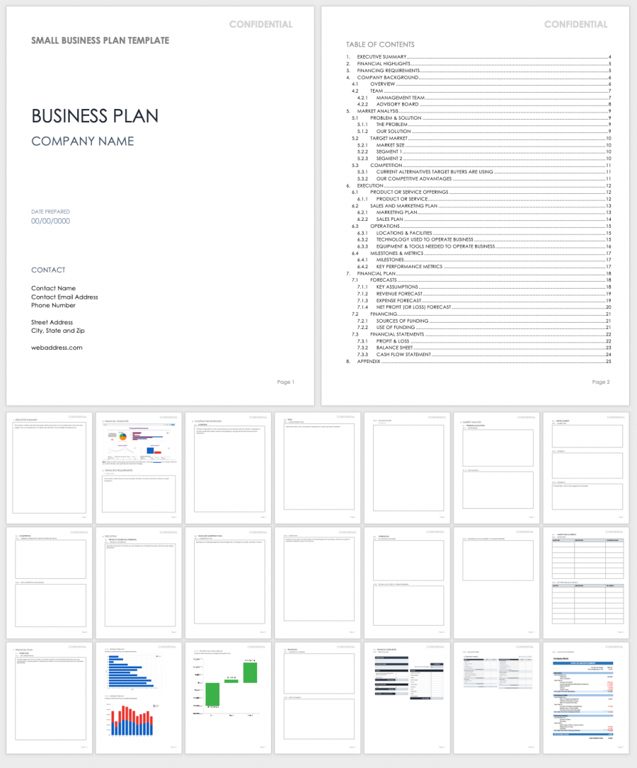 Free Business Plan Templates for Word | Smartsheet