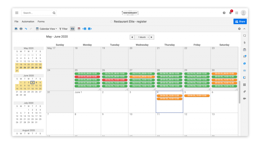 Smart4B Time Slot Booking Add-on | Smartsheet