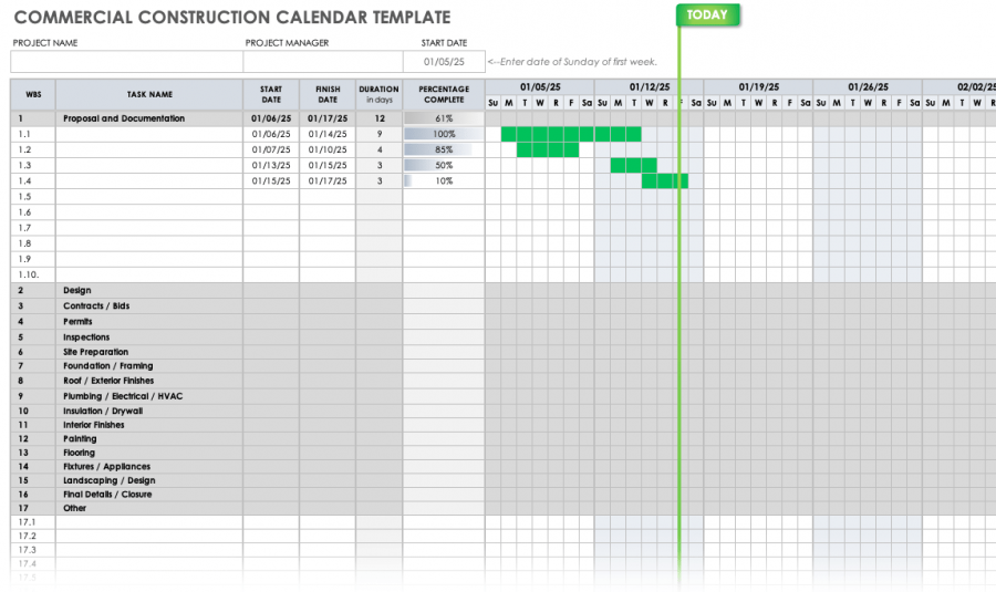 Daily Task List Template For Excel 772