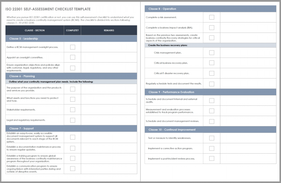 ISO 22301 Business Continuity Management Made Easy | Smartsheet