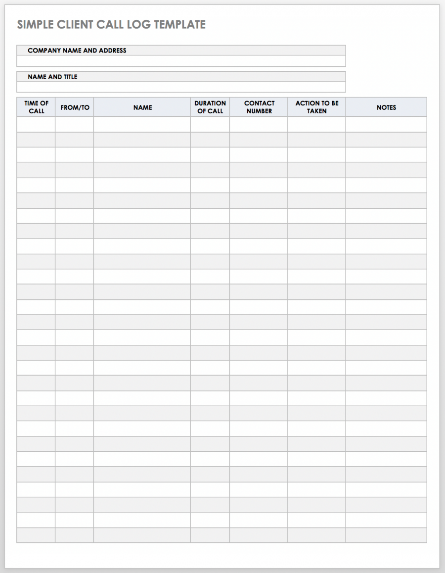 Free Client & Customer List Templates Smartsheet