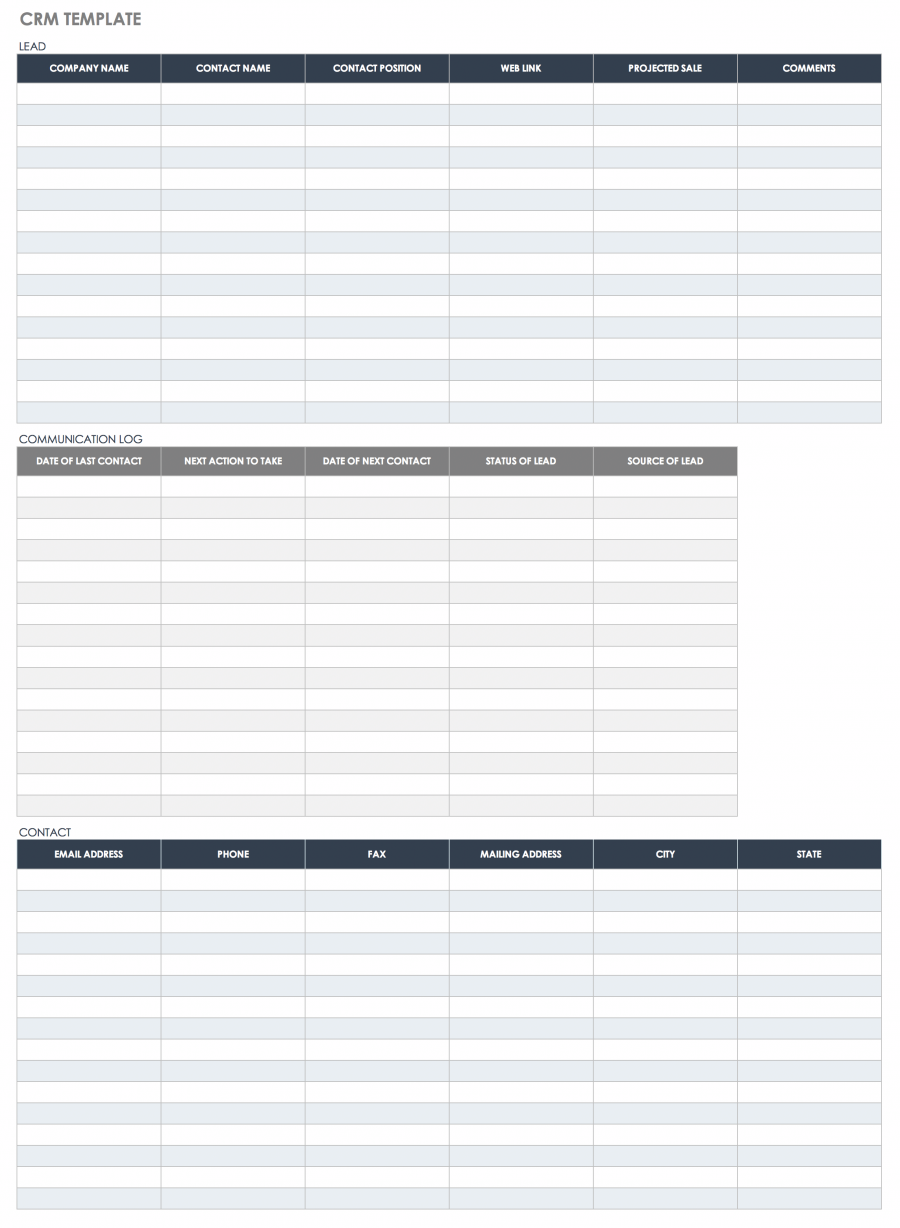 Free Client Management & Tracking Templates | Smartsheet