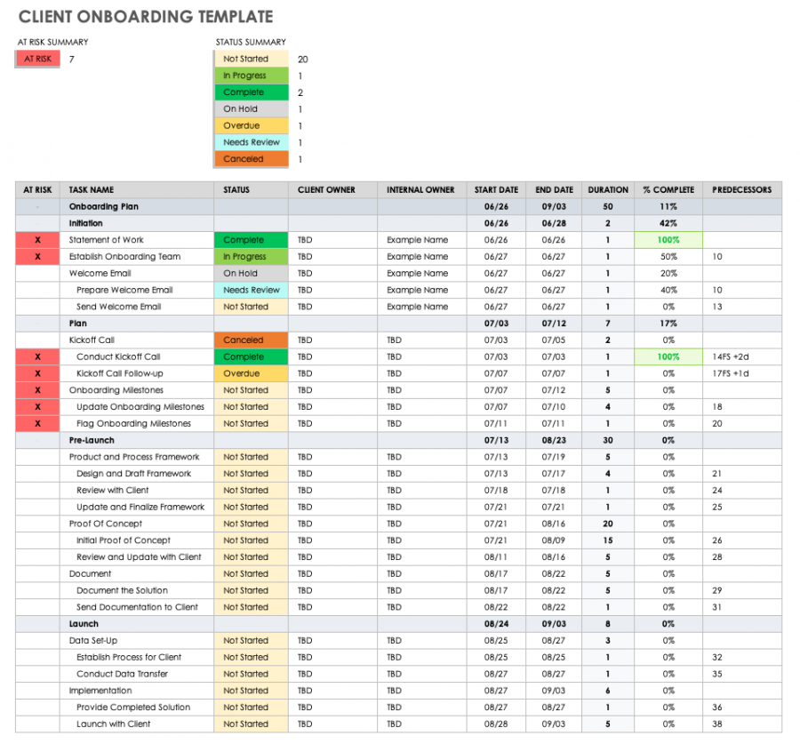 Free Client Profile Templates | Smartsheet