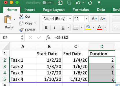 How to Create a Gantt Chart in Microsoft Word | Smartsheet