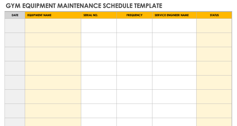 free-equipment-schedule-templates-smartsheet