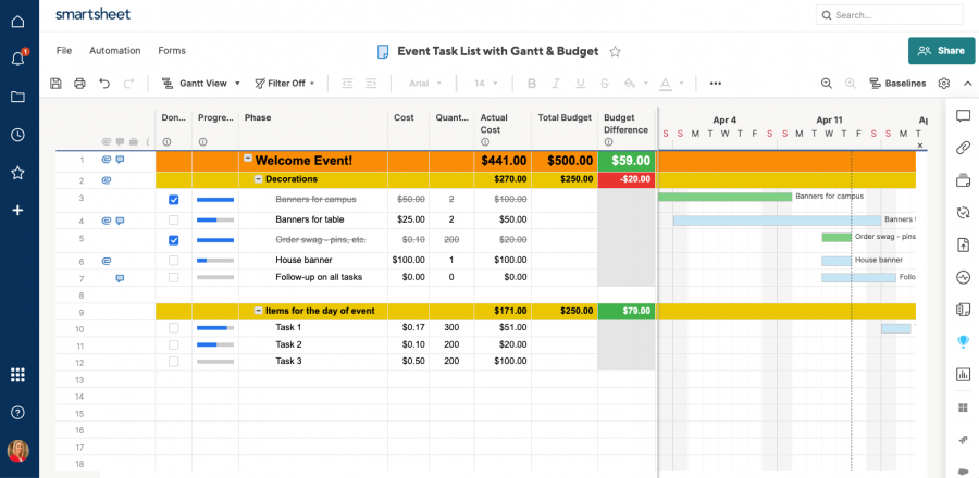 how-to-make-a-timeline-in-excel-template-tutorial-smartsheet