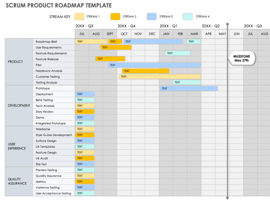 Free Agile Product Roadmap Templates | Smartsheet