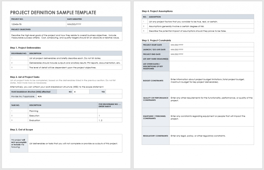 free-project-definition-templates-smartsheet