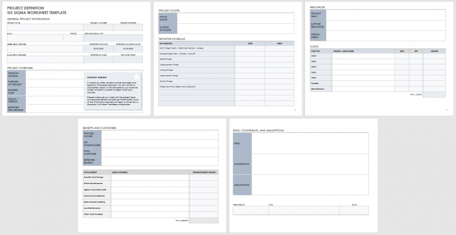 Free Project Definition Templates | Smartsheet