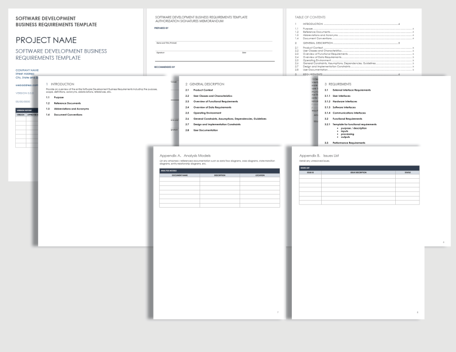 Download Free BRD Templates | Smartsheet