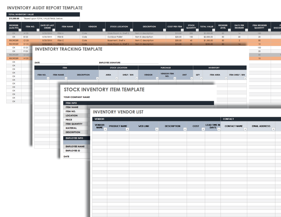 Download Free Inventory Report Templates | Smartsheet