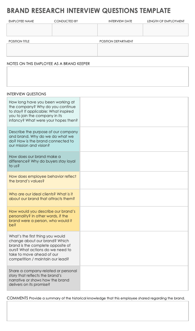 Free Brand Strategy Templates | Smartsheet