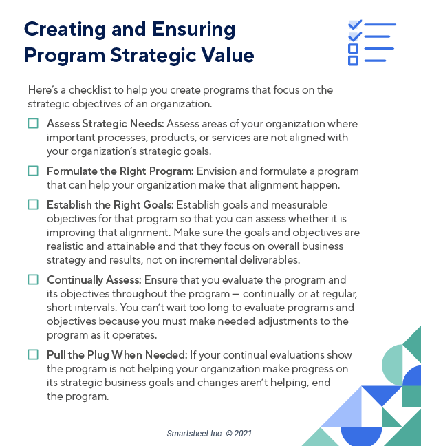 Program Management Lifecycle Essentials | Smartsheet