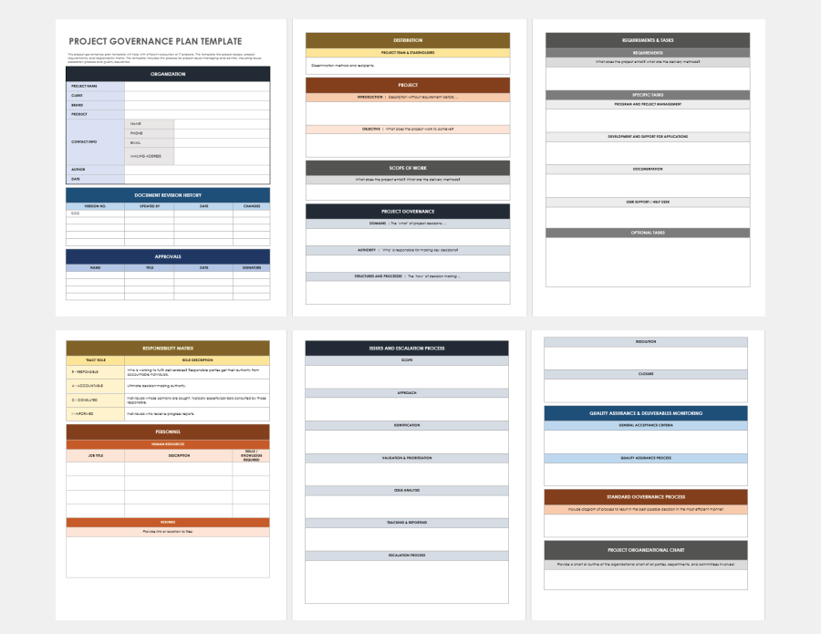 Free Project Governance Templates | Smartsheet