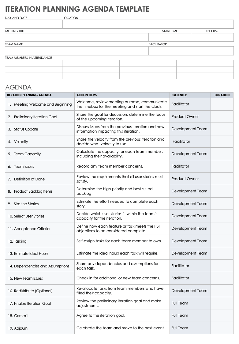 Iteration Planning 101 | Smartsheet