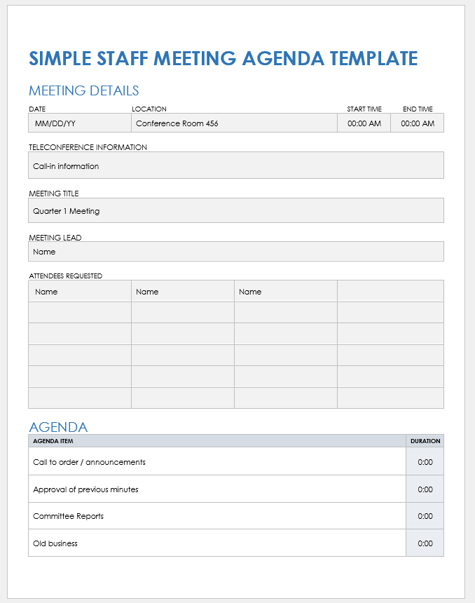 free-staff-meeting-templates-smartsheet