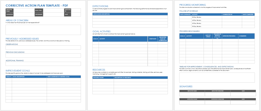 Free Adobe Action Plan Templates | Smartsheet