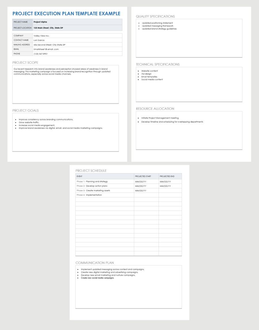 Free PDF Project Management Templates | Smartsheet