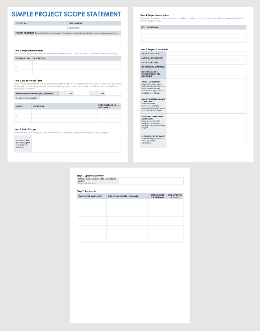 Free PDF Project Management Templates | Smartsheet