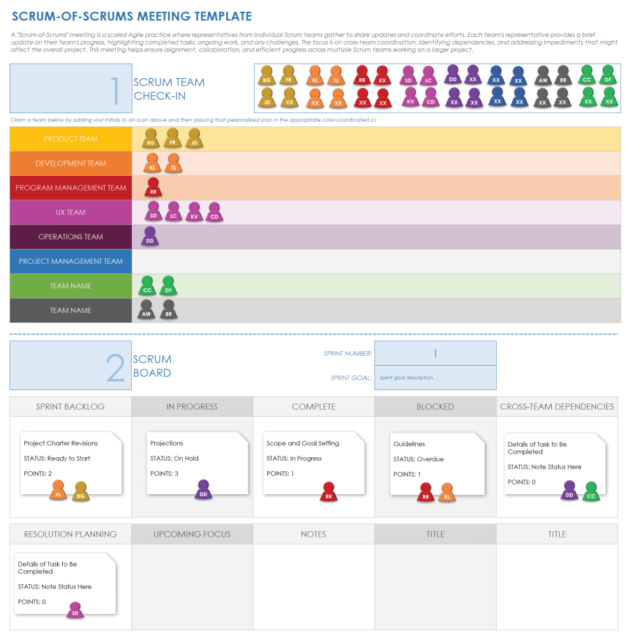 Free Scrum Meeting Templates