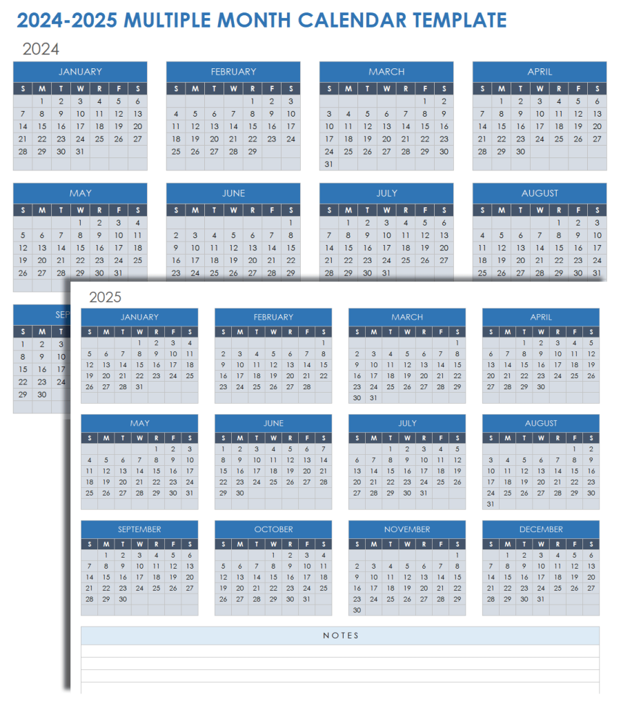 Free Google Sheets Monthly Calendar Templates Smartsheet