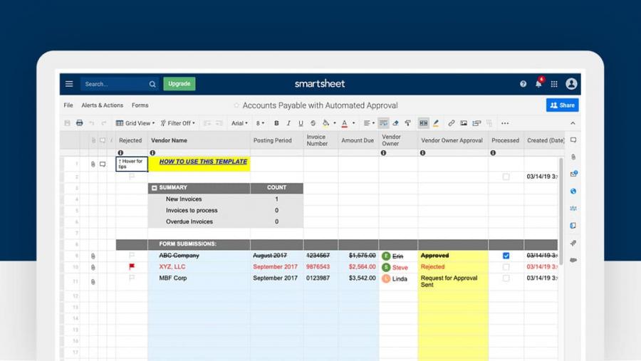 7 Templates That Help Finance Teams Automate Processes Smartsheet